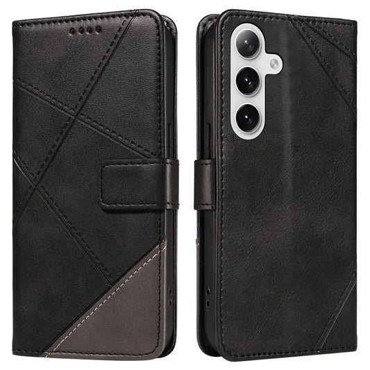 For Samsung Galaxy S23 FE Case Protective Geometric Wallet Leather Phone Cover