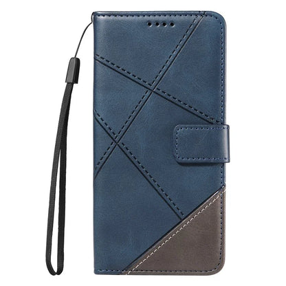 For Samsung Galaxy S23 Ultra Wallet Phone Case Geometric Line Leather Cover Protective Stand