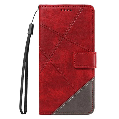 For Samsung Galaxy S23 Ultra Wallet Phone Case Geometric Line Leather Cover Protective Stand