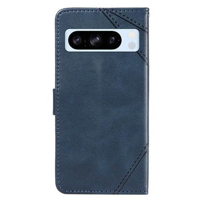 For Google Pixel 8 Pro Case Lines Pattern PU Leather Wallet Folio Phone Cover