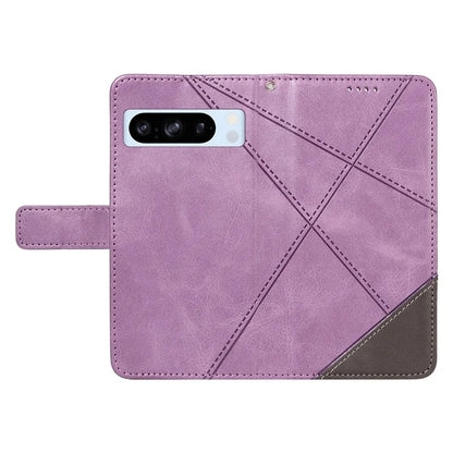 For Google Pixel 8 Pro Case Lines Pattern PU Leather Wallet Folio Phone Cover