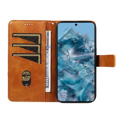 For Google Pixel 8 Pro Case Lines Pattern PU Leather Wallet Folio Phone Cover