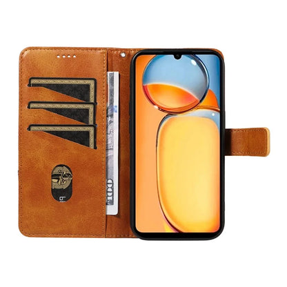 For Xiaomi Redmi 13C 5G / 13C 4G / 13R 5G / Poco C65 4G / Poco M6 5G Case PU Leather Stand Phone Cover Geometric Lines