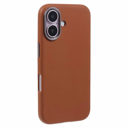 X-LEVEL For iPhone 16 Case PU Leather Hard PC Shockproof Protective Phone Cover