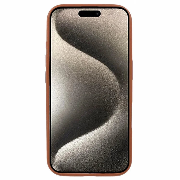 X-LEVEL For iPhone 16 Case PU Leather Hard PC Shockproof Protective Phone Cover