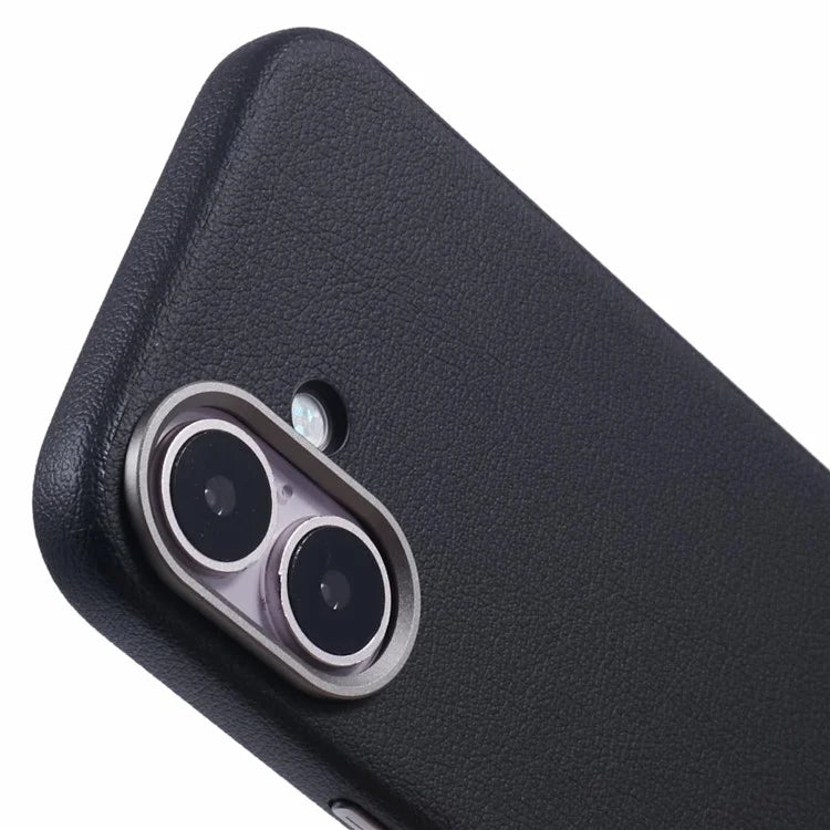 X-LEVEL For iPhone 16 Case PU Leather Hard PC Shockproof Protective Phone Cover