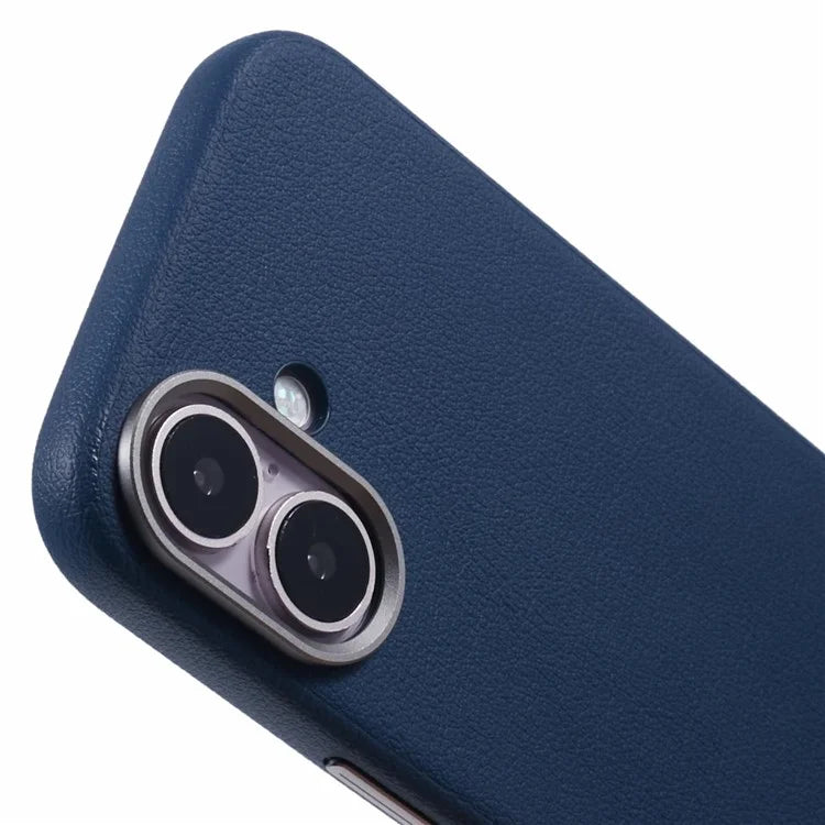 X-LEVEL For iPhone 16 Case PU Leather Hard PC Shockproof Protective Phone Cover