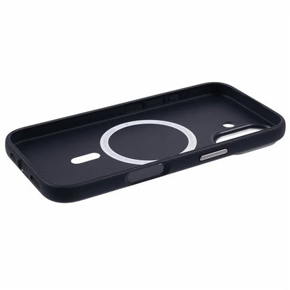 X-LEVEL For iPhone 16 Case Compatible with MagSafe PU Leather Hard PC Phone Cover