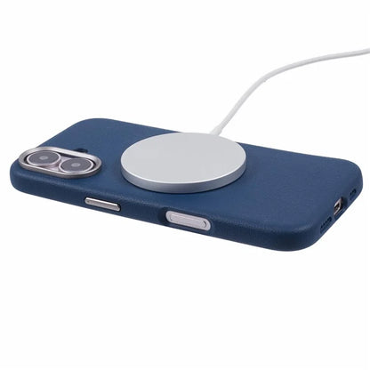 X-LEVEL For iPhone 16 Case Compatible with MagSafe PU Leather Hard PC Phone Cover