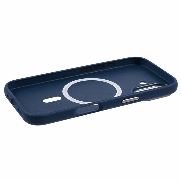 X-LEVEL For iPhone 16 Case Compatible with MagSafe PU Leather Hard PC Phone Cover