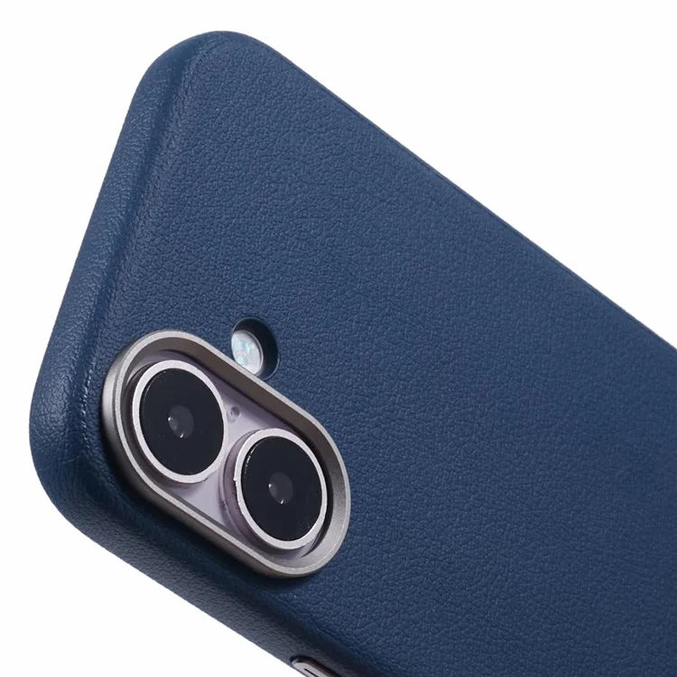 X-LEVEL For iPhone 16 Case Compatible with MagSafe PU Leather Hard PC Phone Cover