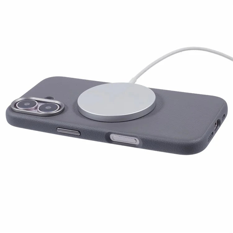 X-LEVEL For iPhone 16 Case Compatible with MagSafe PU Leather Hard PC Phone Cover