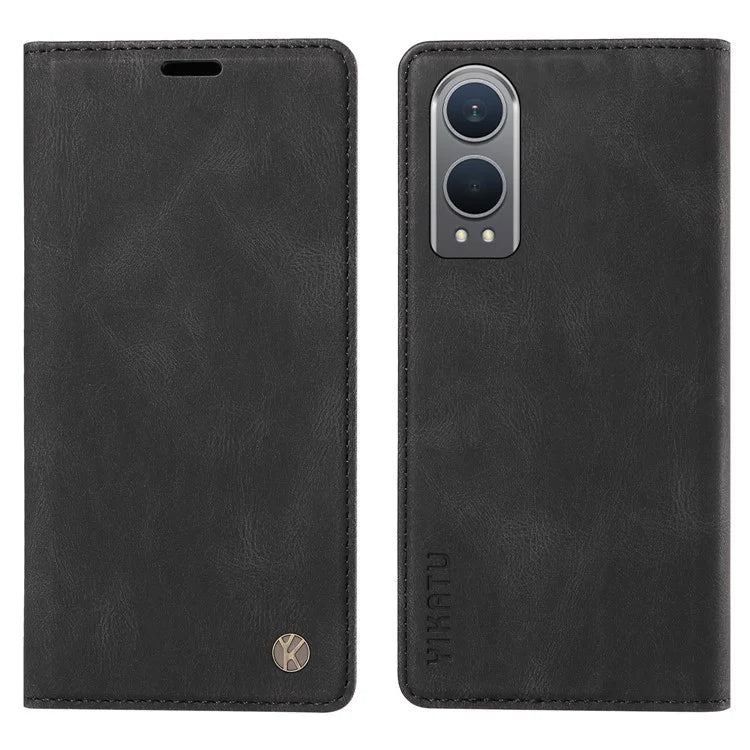 YIKATU YK-004 For OnePlus Nord CE4 Lite 5G / Oppo K12x 5G (China) Case Leather Phone Cover Wallet with Card Holder