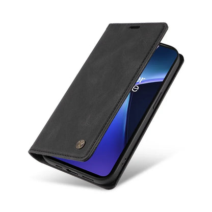 YIKATU YK-004 For OnePlus Nord CE4 Lite 5G / Oppo K12x 5G (China) Case Leather Phone Cover Wallet with Card Holder