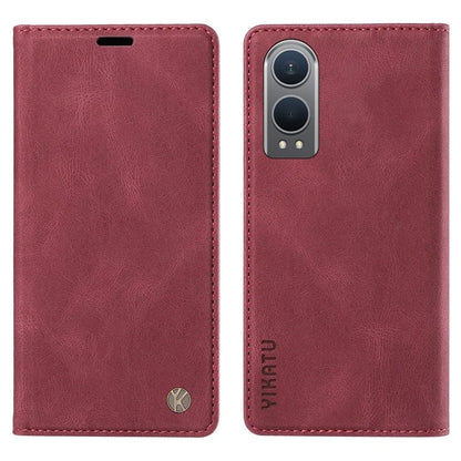 YIKATU YK-004 For OnePlus Nord CE4 Lite 5G / Oppo K12x 5G (China) Case Leather Phone Cover Wallet with Card Holder