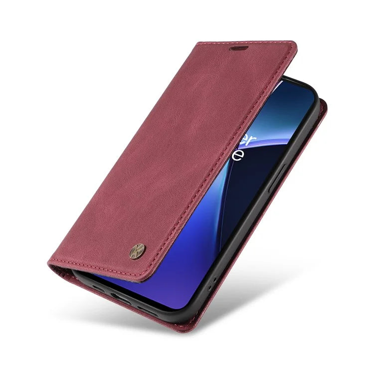 YIKATU YK-004 For OnePlus Nord CE4 Lite 5G / Oppo K12x 5G (China) Case Leather Phone Cover Wallet with Card Holder