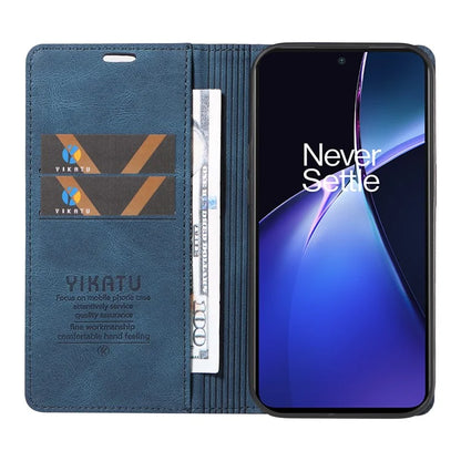 YIKATU YK-004 For OnePlus Nord CE4 Lite 5G / Oppo K12x 5G (China) Case Leather Phone Cover Wallet with Card Holder