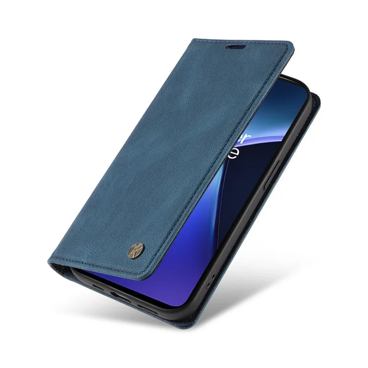 YIKATU YK-004 For OnePlus Nord CE4 Lite 5G / Oppo K12x 5G (China) Case Leather Phone Cover Wallet with Card Holder