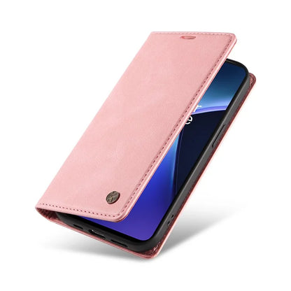 YIKATU YK-004 For OnePlus Nord CE4 Lite 5G / Oppo K12x 5G (China) Case Leather Phone Cover Wallet with Card Holder