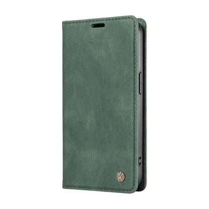 YIKATU YK-004 For OnePlus Nord CE4 Lite 5G / Oppo K12x 5G (China) Case Leather Phone Cover Wallet with Card Holder