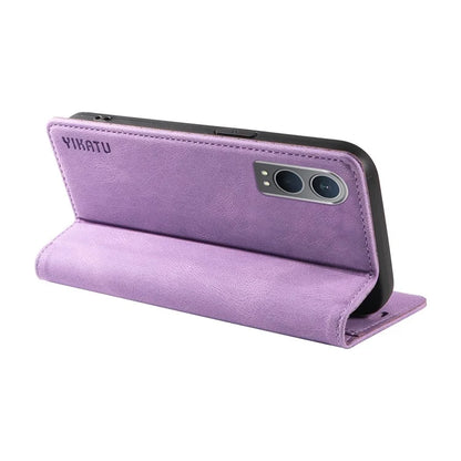 YIKATU YK-004 For OnePlus Nord CE4 Lite 5G / Oppo K12x 5G (China) Case Leather Phone Cover Wallet with Card Holder