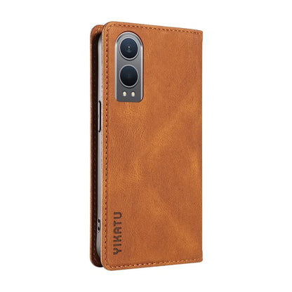 YIKATU YK-004 For OnePlus Nord CE4 Lite 5G / Oppo K12x 5G (China) Case Leather Phone Cover Wallet with Card Holder