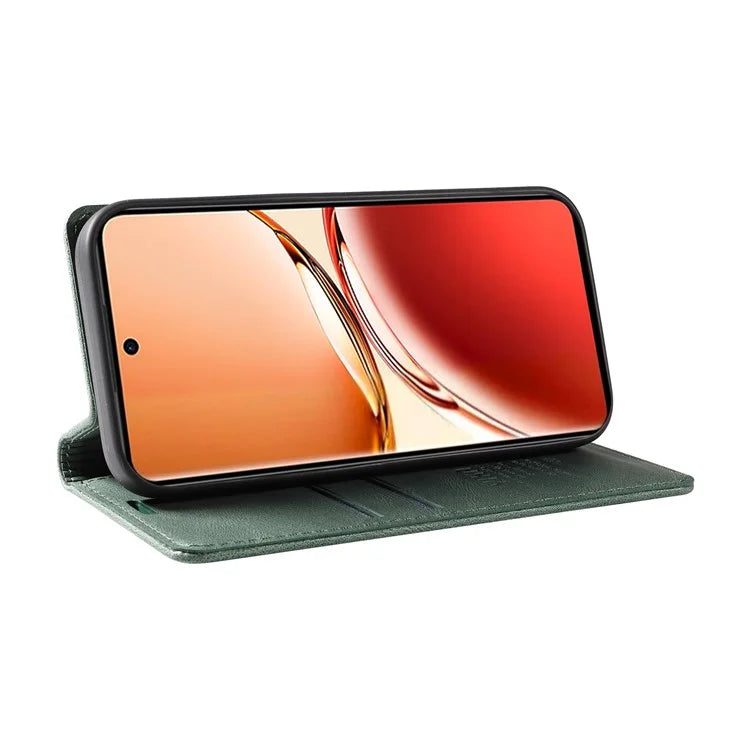 YIKATU YK-004 For Oppo Reno12 F 4G Case Leather Magnetic Auto-Absorbed Phone Cover Skin-Touch