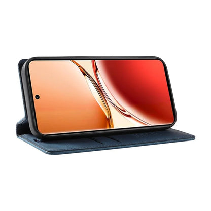 YIKATU YK-004 For Oppo Reno12 F 4G Case Leather Magnetic Auto-Absorbed Phone Cover Skin-Touch