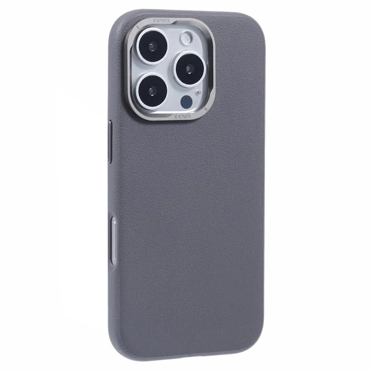 X-LEVEL For iPhone 16 Pro Magnetic Case PU Leather + PC Phone Cover Falling Shockproof