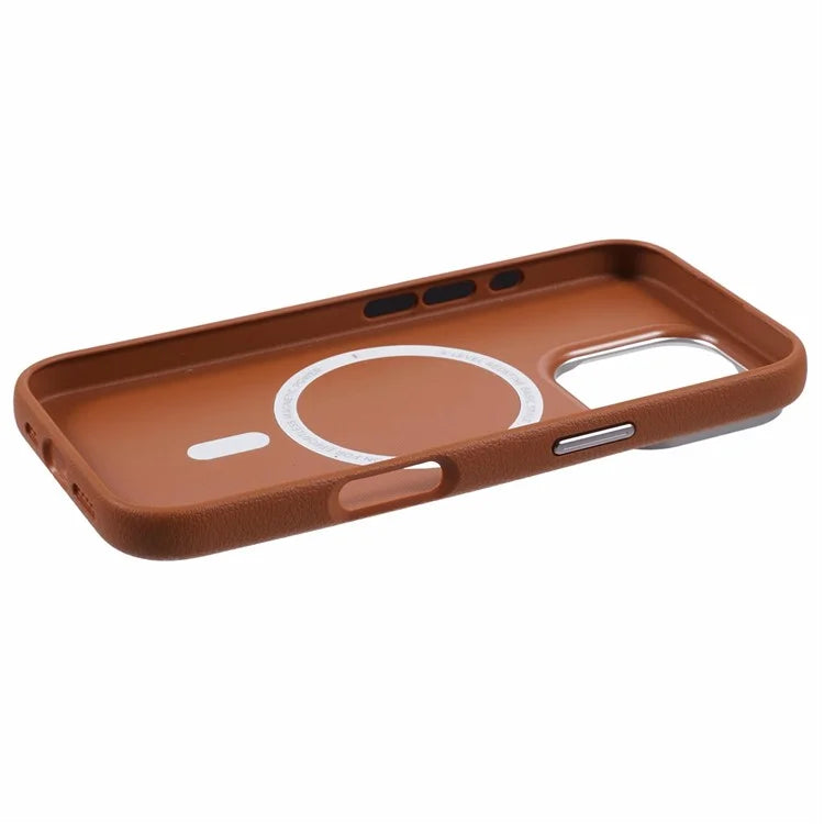 X-LEVEL For iPhone 16 Pro Magnetic Case PU Leather + PC Phone Cover Falling Shockproof