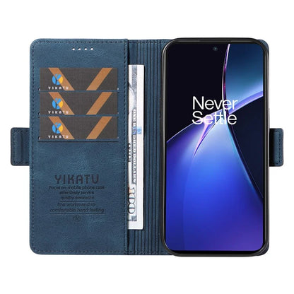YIKATU YK-005 For OnePlus Nord CE4 Lite 5G / Oppo K12x 5G (China) Case PU Leather Phone Cover Stand Card Slots