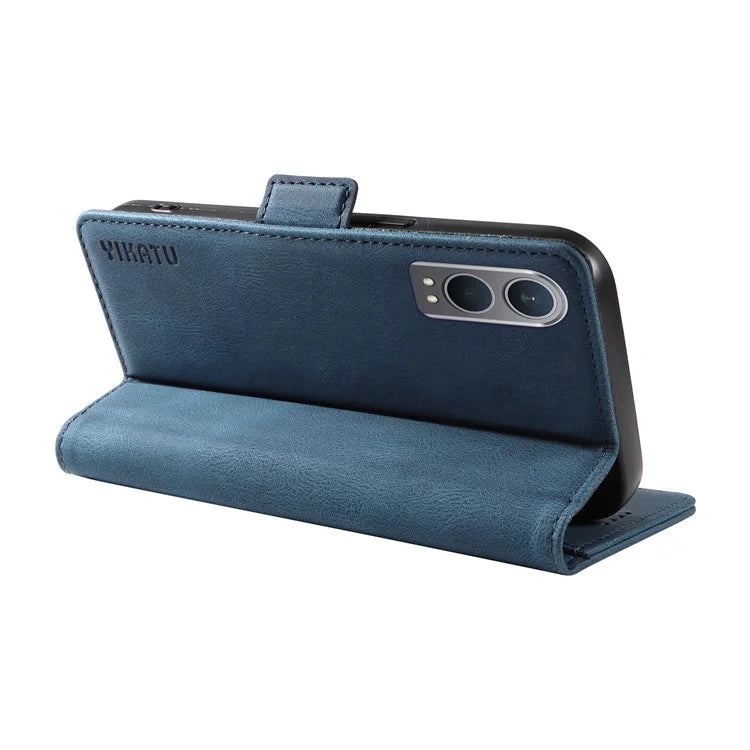 YIKATU YK-005 For OnePlus Nord CE4 Lite 5G / Oppo K12x 5G (China) Case PU Leather Phone Cover Stand Card Slots