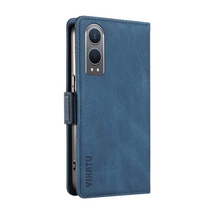 YIKATU YK-005 For OnePlus Nord CE4 Lite 5G / Oppo K12x 5G (China) Case PU Leather Phone Cover Stand Card Slots