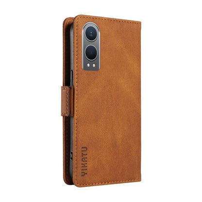 YIKATU YK-005 For OnePlus Nord CE4 Lite 5G / Oppo K12x 5G (China) Case PU Leather Phone Cover Stand Card Slots