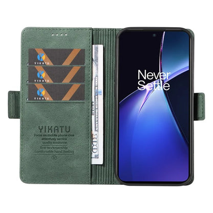 YIKATU YK-005 For OnePlus Nord CE4 Lite 5G / Oppo K12x 5G (China) Case PU Leather Phone Cover Stand Card Slots