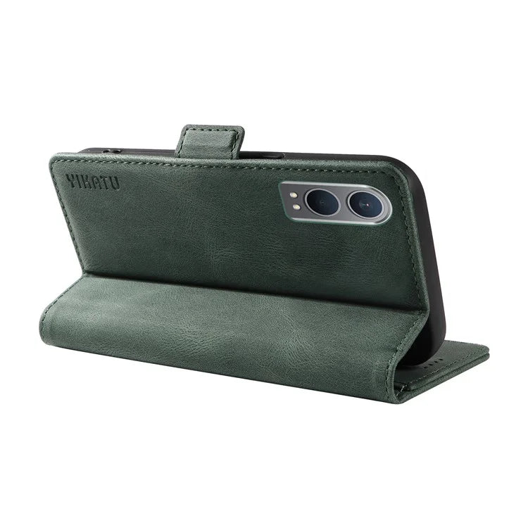 YIKATU YK-005 For OnePlus Nord CE4 Lite 5G / Oppo K12x 5G (China) Case PU Leather Phone Cover Stand Card Slots