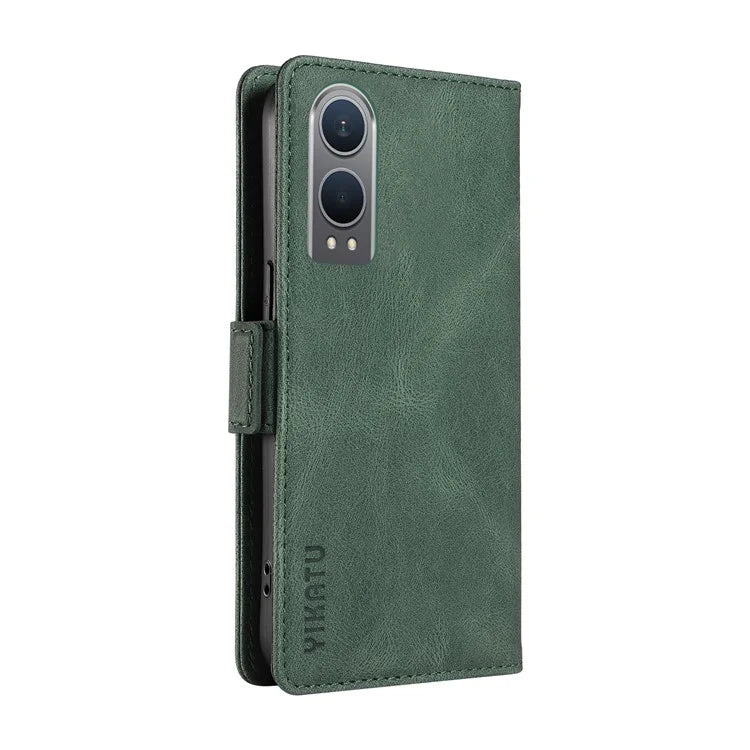 YIKATU YK-005 For OnePlus Nord CE4 Lite 5G / Oppo K12x 5G (China) Case PU Leather Phone Cover Stand Card Slots