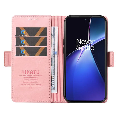 YIKATU YK-005 For OnePlus Nord CE4 Lite 5G / Oppo K12x 5G (China) Case PU Leather Phone Cover Stand Card Slots