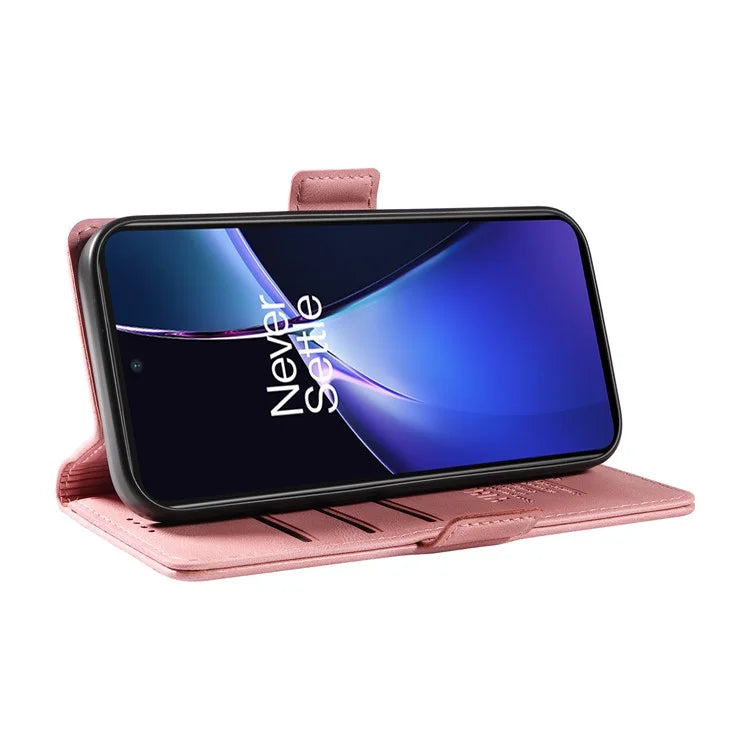 YIKATU YK-005 For OnePlus Nord CE4 Lite 5G / Oppo K12x 5G (China) Case PU Leather Phone Cover Stand Card Slots
