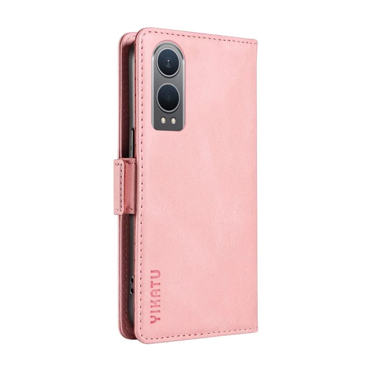 YIKATU YK-005 For OnePlus Nord CE4 Lite 5G / Oppo K12x 5G (China) Case PU Leather Phone Cover Stand Card Slots