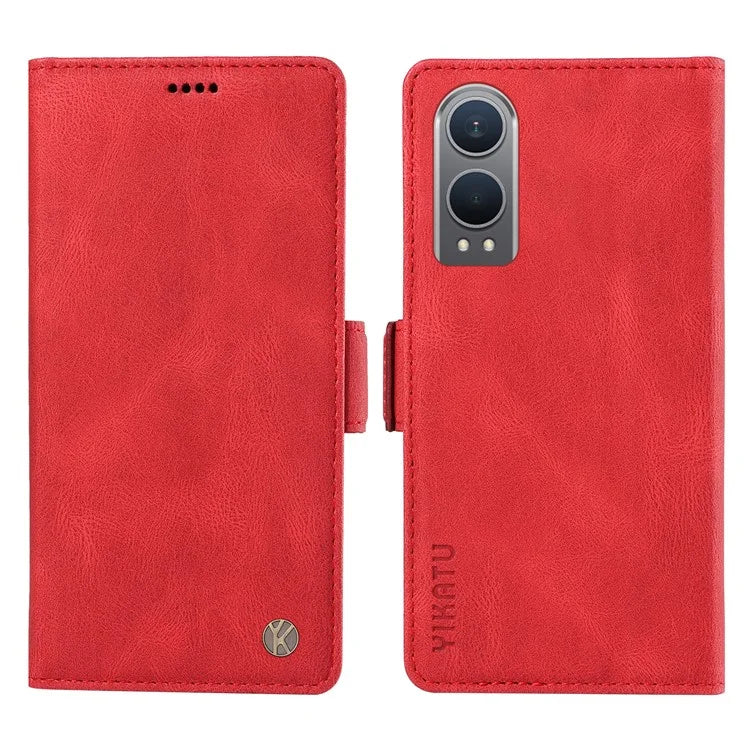 YIKATU YK-005 For OnePlus Nord CE4 Lite 5G / Oppo K12x 5G (China) Case PU Leather Phone Cover Stand Card Slots