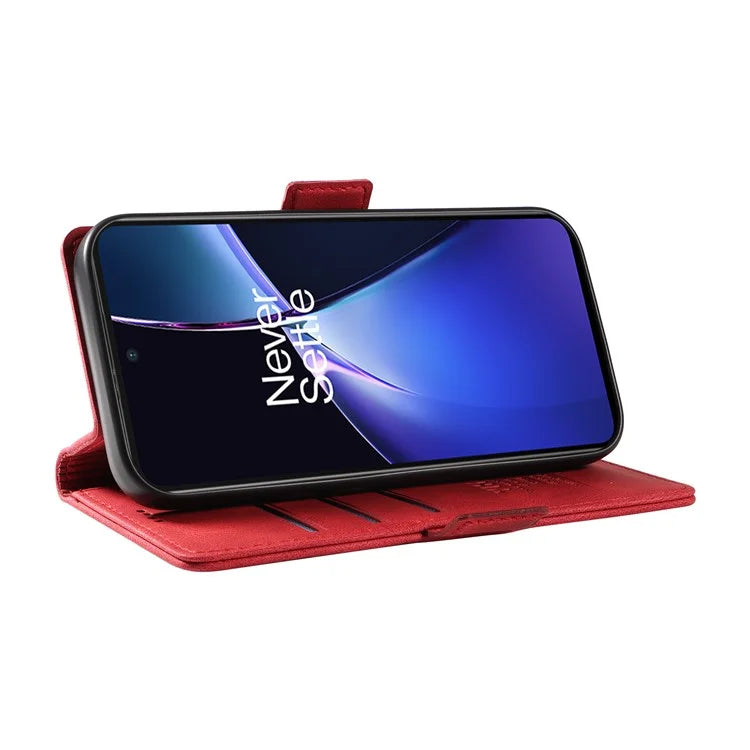 YIKATU YK-005 For OnePlus Nord CE4 Lite 5G / Oppo K12x 5G (China) Case PU Leather Phone Cover Stand Card Slots