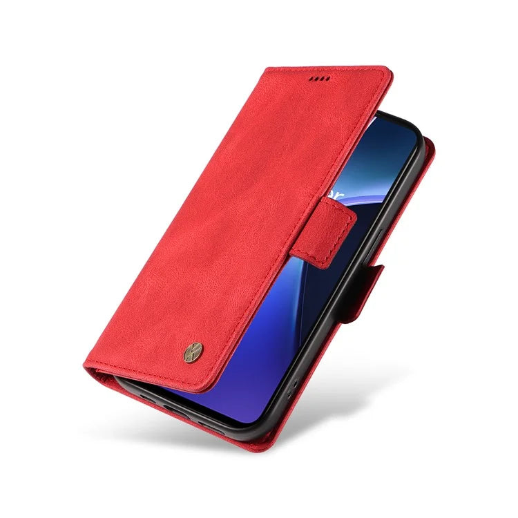 YIKATU YK-005 For OnePlus Nord CE4 Lite 5G / Oppo K12x 5G (China) Case PU Leather Phone Cover Stand Card Slots