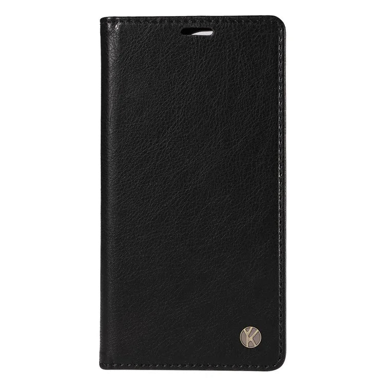 YIKATU YK-006 For Samsung Galaxy M35 5G Case Litchi Grain Leather Wallet Phone Cover