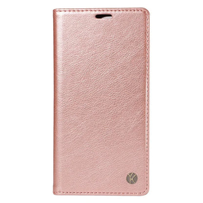 YIKATU YK-006 For Samsung Galaxy M35 5G Case Litchi Grain Leather Wallet Phone Cover