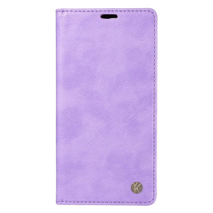 YIKATU YK-006 For Samsung Galaxy M35 5G Case Litchi Grain Leather Wallet Phone Cover