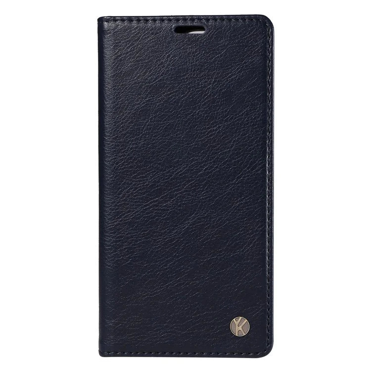 YIKATU YK-006 For Samsung Galaxy M35 5G Case Litchi Grain Leather Wallet Phone Cover