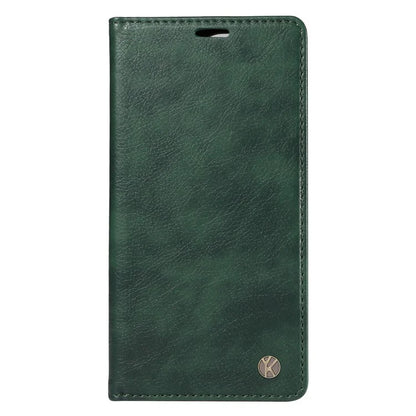 YIKATU YK-006 For Samsung Galaxy M35 5G Case Litchi Grain Leather Wallet Phone Cover