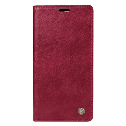 YIKATU YK-006 For Samsung Galaxy M35 5G Case Litchi Grain Leather Wallet Phone Cover