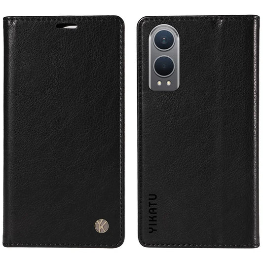 YIKATU YK-006 For OnePlus Nord CE4 Lite 5G / Oppo K12x 5G (China) Case Folio Magnetic Closure Leather Phone Cover